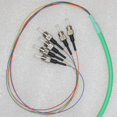 6 Fiber ST Bunch Fanout Pigtails 50/125 OM4 Multimode 6 Fiber ST Bunch Fanout Pigtails 50/125 OM4 Multimode