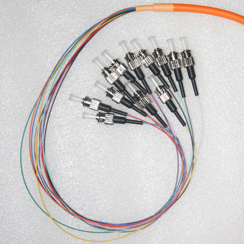 12 Fiber ST Bunch Fanout Pigtails 62.5/125 OM1 Multimode 12 Fiber ST Bunch Fanout Pigtails 62.5/125 OM1 Multimode