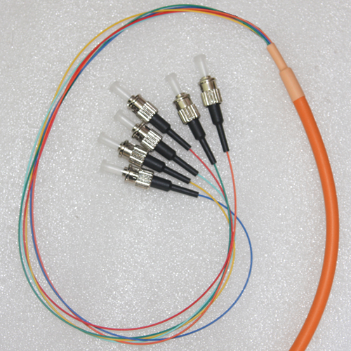 6 Fiber ST Bunch Fanout Pigtails 62.5/125 OM1 Multimode 6 Fiber ST Bunch Fanout Pigtails 62.5/125 OM1 Multimode