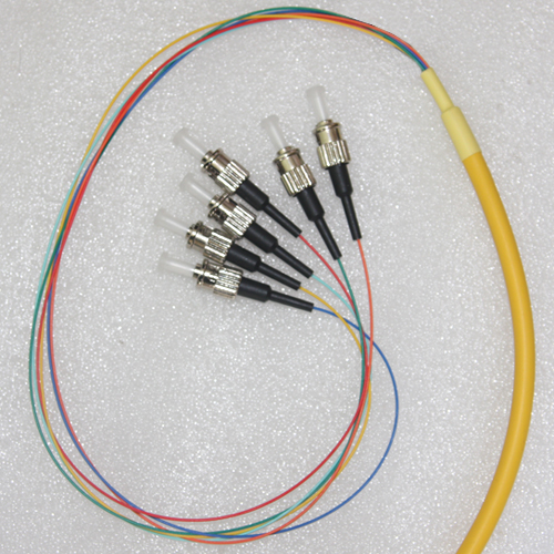 6 Fiber ST Bunch Fanout Pigtails 9/125 OS2 Singlemode 6 Fiber ST Bunch Fanout Pigtails 9/125 OS2 Singlemode