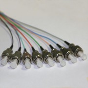8 Fiber FC Color Coded Pigtails 50/125 OM2 Multimode