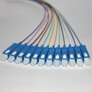12 Fiber SC Color Coded Pigtails 9/125 OS2 Singlemode
