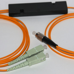 1X2 FC to SC FBT Splitter 50/125 OM2 Multimode