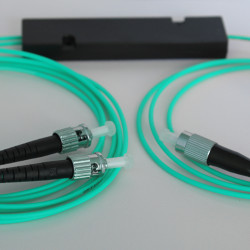 1X2 FC to ST FBT Splitter 50/125 OM3 Multimode