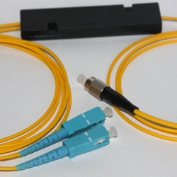 1X2 FC to SC FBT Splitter 9/125 OS2 Singlemode