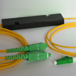 1X2 LC/APC to SC/APC FBT Splitter 9/125 OS2 Singlemode 1X2 LC/APC to SC/APC FBT Splitter 9/125 OS2 Singlemode