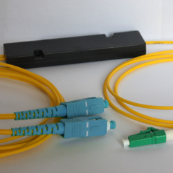 1X2 LC/APC to SC FBT Splitter 9/125 OS2 Singlemode 1X2 LC/APC to SC FBT Splitter 9/125 OS2 Singlemode
