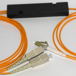 1X2 LC to SC FBT Splitter 50/125 OM2 Multimode