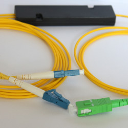 1X2 SC/APC to LC FBT Splitter 9/125 OS2 Singlemode