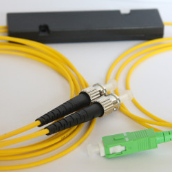 1X2 SC/APC to ST FBT Splitter 9/125 OS2 Singlemode