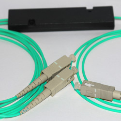 1X2 SC to SC FBT Splitter 50/125 OM3 Multimode