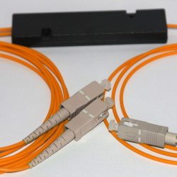 1X2 SC to SC FBT Splitter 50/125 OM2 Multimode