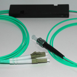 1X2 ST to LC FBT Splitter 50/125 OM3 Multimode 1X2 ST to LC FBT Splitter 50/125 OM3 Multimode