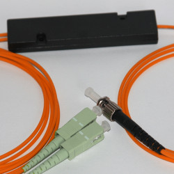 1X2 ST to SC FBT Splitter 50/125 OM2 Multimode 1X2 ST to SC FBT Splitter 50/125 OM2 Multimode