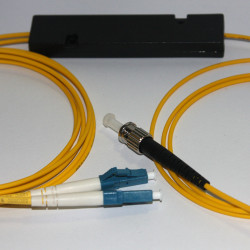 1X2 ST to LC FBT Splitter 9/125 OS2 Singlemode 1X2 ST to LC FBT Splitter 9/125 OS2 Singlemode