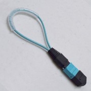 MPO Female 50/125 OM3 Multimode Loopback Patch Cord