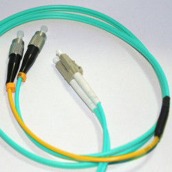 FC to LC 50/125 OM3 Multimode Mode Conditioning Patch Cord FC to LC 50/125 OM3 Multimode Mode Conditioning Patch Cord