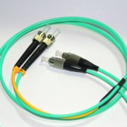 ST to FC 50/125 OM3 Multimode Mode Conditioning Patch Cord