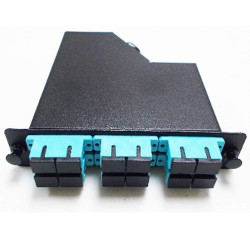 12 Fiber MPO Module 6 Port SC/PC Duplex 50/125 OM3 Multimode 12 Fiber MPO Module 6 Port SC/PC Duplex 50/125 OM3 Multimode