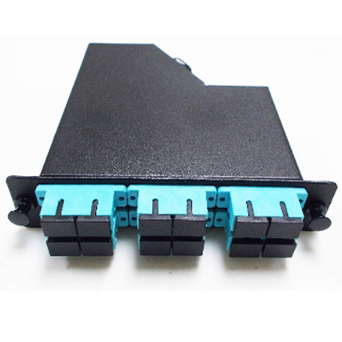 12 Fiber MPO Module 6 Port SC/PC Duplex 50/125 OM3 Multimode 12 Fiber MPO Module 6 Port SC/PC Duplex 50/125 OM3 Multimode