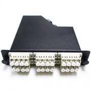 24 Fiber MPO Module 6 Port LC/PC Quad 62.5/125 OM1 Multimode