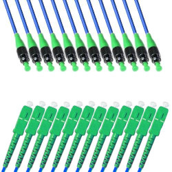 Armored 12 Fiber FC/APC SC/APC 9/125 OS2 Singlemode Patch Cord