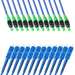 Armored 12 Fiber FC/APC SC/UPC 9/125 OS2 Singlemode Patch Cord