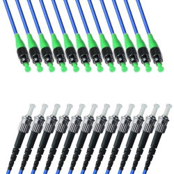 Armored 12 Fiber FC/APC ST/UPC 9/125 OS2 Singlemode Patch Cord