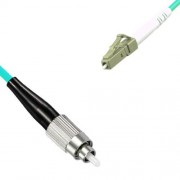 FC to LC 50/125 OM3 Multimode Simplex Patch Cord Jumper