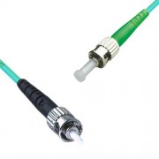 ST to ST/APC 50/125 OM4 Multimode Simplex Patch Cord Jumper