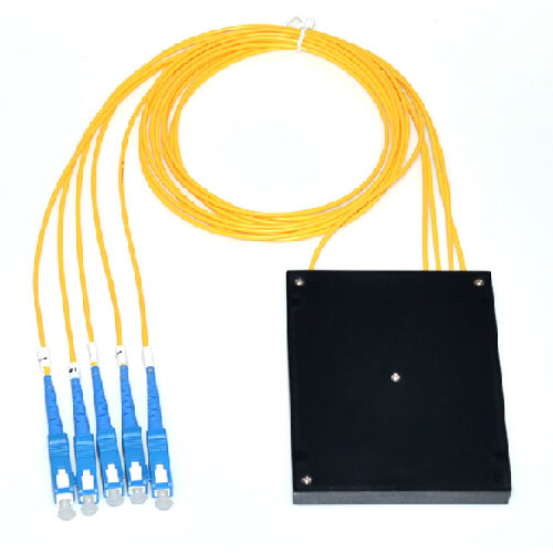 1X4 Singlemode SC/LC/FC/ST Module PLC Splitter Coupler ABS Cassette