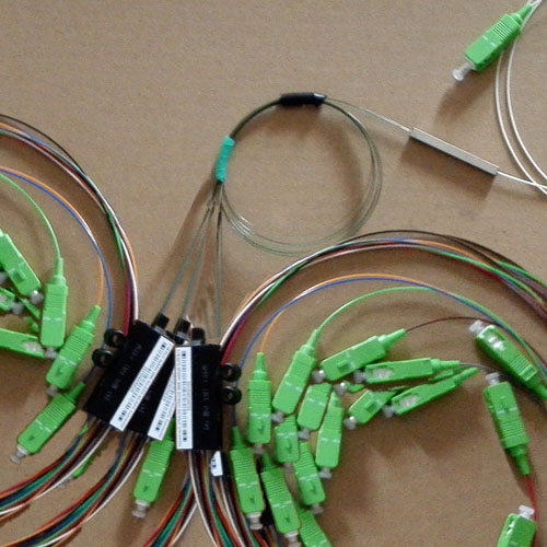 1X64 Singlemode SC/LC/FC/ST Fanout PLC Splitter Coupler