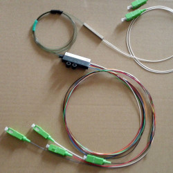 2X4 Singlemode SC/LC/FC/ST Fanout PLC Splitter Coupler 2X4 Singlemode SC/LC/FC/ST Fanout PLC Splitter Coupler