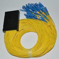 2X64 Singlemode SC/LC/FC/ST Module PLC Splitter Coupler ABS Cassette