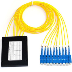 2X8 Singlemode SC/LC/FC/ST Module PLC Splitter Coupler ABS Cassette