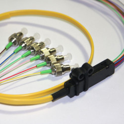 6 Fiber FC/APC Ribbon Fanout Pigtails 9/125 OS2 Singlemode