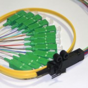 12 Fiber SC/APC Ribbon Fanout Pigtails 9/125 OS2 Singlemode