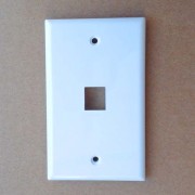 1 Hole 120 Type Wall Plate White Color
